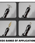 M10 Thread Adapter Set That Turns Your Angle Grinder Into A Sweet Straight Shooter With Heavy Duty Steel Build and various attachments for different applications.