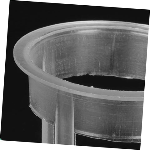 200 Piece Hydroponic Growth Kit For Easy Garden Veggies With Lightweight Breathable Plant Cups And Growth Baskets Ideal For Hydroponic Vegetables Drought Resistant Plant Maintenance And Home Setup, clear plastic cup close-up
