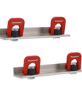 Dead Simple Quick Swap Cam Stops For Router Tables With Tight Grip T Track Clamps Low Profile Anodized Aluminum Body, 2 pack.