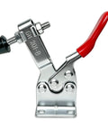 4 Pack 201B Quick Release Toggle Clamp Set, 300 lbs holding capacity, horizontal antislip clamp with red handle.