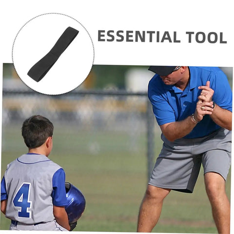 Golf Swing Analyzer Arm Training Aid And Corrector Dual Use For Practice Or Home Sessions with kid and coach illustration