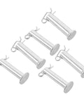 Beefy Heavy Duty Clevis Pin Kit With Flat Head Steel Pins 3 Pairs Single Hole Design For Floor Jacks And Hydraulic Jacks Hitch Accessories Built Tough Replacement Pins For Quick Attachments, 3 steel clevis pins