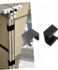 Outdoor Wicker Furniture Clips 10 Pack Sectional Sofa Fasteners For Patio Rattan Chairs Stay Put Windproof Alignment Clamps