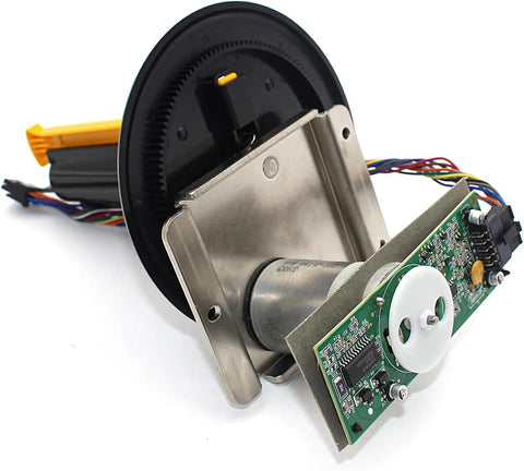 Liner Take Up Spindle And Motor Plug And Play Complete Assembly For ZT410 ZT411 Thermal Printer, including wiring harness and components.