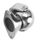 Magnetic Door Stopper With Rotating Head 316 Stainless Steel Door Holder Adjustable 8 Lbs Holding Power Keeps Doors From Slamming And Protects Walls On Boats Yachts Motorhomes RVs Tiny Homes And Households, side view