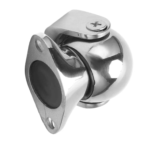 Magnetic Door Stopper With Rotating Head 316 Stainless Steel Door Holder Adjustable 8 Lbs Holding Power Keeps Doors From Slamming And Protects Walls On Boats Yachts Motorhomes RVs Tiny Homes And Households, side view