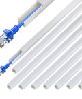 Cord Hider Wall Cable Cover 142 Inch Kit with 9 Channels ROHS and REACH Certified Raceway Concealer for TV Computer
