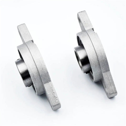 Two Pcs KFL004 20mm Pillow Block Bearings Built Tough With Solid Zinc Alloy Housing Plus Chrome Steel Bore Self Aligning Assembly Handles Shaft Offset With Ease Keep It Runs Real Good And Smooth For Any Heavy Mechanical Setup Where Durability Is King., pair of 20mm zinc alloy pillow block bearings