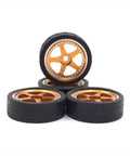 Metal Upgrade RC Tires For 1/28 Scale Racing Cars 11mm Wide 27mm Outer Diameter Durable Aluminum Construction Easy Install