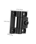 Adjustable Damping Hinge Set For Kitchen Cabinets And Wooden Doors With Quiet Soft Close 10 Pack Mini Hinge Locks In Durable Plastic Construction