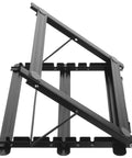 Adjustable Metal LED Light Box Stand For Tracing And Pro Grade Multi Use Function in black metal frame, side angle view