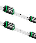 Beefy 2 HGR20 Linear Guide Rails And 4 HGH20CA Bearing Blocks 1500mm Length High Precision Rust Resistant Steel For 3D Printers CNC