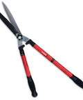 Telescopic Hedge Shears With Wavy Blade And Extendable Steel Handles For Easy Reach Trimming Of Tall Hedges Boxwood And Borders Pro Grade Manual Hedge Clippers With Long Reach And Ergonomic Grip For Precise Shaping