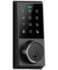 Keyless Entry Smart Door Lock With Touchscreen Keypad Auto Lock Ultra Quiet Motor BHMA Grade 3 Certified Matte Black