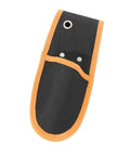 Heavy Duty Tool Pouch Built Tough With Reinforced 600D Fabric And Riveted Seams For Electricians Carpenters Skilled Trades Crews, top view