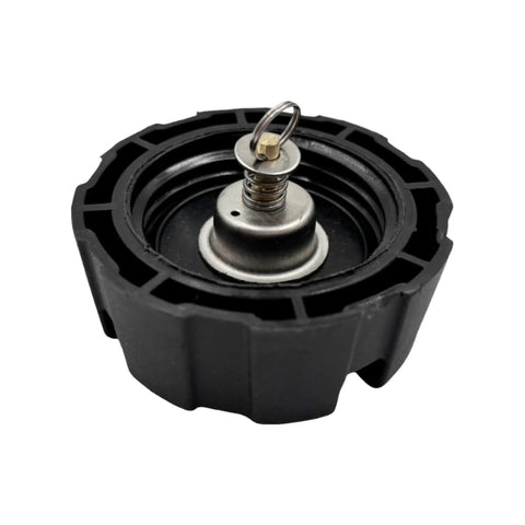 Marine Boat Gas Cap For Outboard Fuel Tank ABS Plastic Cap Fits 12L To 24L Engines Black 65.7mm Exterior Diameter 50.3mm Inner 5cm Screw Port Durable Marine Grade Build For Saltwater Use Easy Screw On Install
