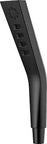 H2Okinetic Three Setting Hand Shower In Matte Black With Massaging Spray Pause Feature For Shaving Soft Touch Clean Spray Holes