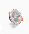 DJVHSRI Recessed Lighting Housing Trim Kits Recessed Spot Lamp with silver finish, suitable for embedded ceiling installation.