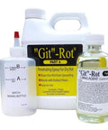 Badass Two Part Marine Epoxy Wood Repair Kit To Heal Dry Rotten Stringers Transoms And Decks Restore Heavy Load Bearing Timbers To Rock Solid Strength Quick Mix Formula Quart Pack For Gritty Sea Projects with two bottles and a mixing bottle.