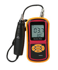Split Type Vibration Meter With Mechanical Accelerometer And Fault Detector, Pro Grade Handheld Vibration Tester For Bearing Condition, LCD Backlight, Auto Shutoff, Low Battery Indicator, GM63B with probe and display