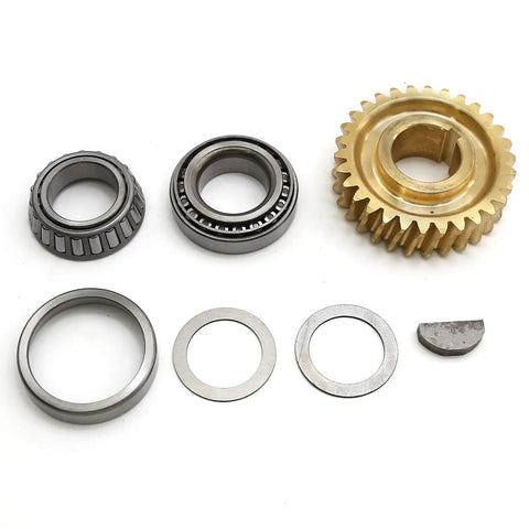 Tine Shaft Worm Gear Kit Replacement For MTD Troy Bilt Lawn Tractors And Mowers Durable Metal Gear Set with washers
