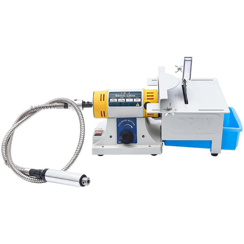 110V Mini Table Saw Rock Polisher With Flexible Shaft, Jewelry Grinder And Polishing Machine For Jewelry Making, Wood, Jade, Metal