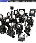 Heavy Duty Precision Thread Adjustment Screws With Ball End Hand Knobs, optical mounts and knobs for fine tuning.