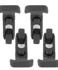 T Handle Draw Latch Kit, 4 Pack Rubber Latches With M5 Screws, Non Conductive And UV Resistant, top view