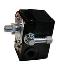 Side view of Pressure Switch Replacement For Porter Cable Air Compressor 140 Psi Cut In 175 Psi Cut Out Quarter Inch Npt Port
