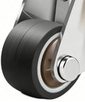 Close-up of smooth bearing glide on Two Pack Heavy Duty Door Lifter To Fix Sagging Swing Doors wall mount bracket.