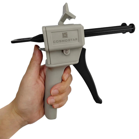 Mixing And Dispensing Gun For 50ml Epoxy Cartridges With 1 To 1 Or 1 To 2 Ratios, Compatible With 3M Adhesive 04747 Cartridges