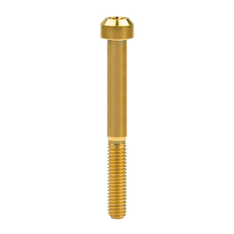 Titanium Torx Square Head Bolts M6x60mm Pack Of 5 Gold 6AL4V Grade 5 TC4 Titanium Alloy For Bicycle Motorcycle Car Built Tough With 5mm Hex And T30 Torx Wrench Dope Lightweight Hardware For Heavy Duty Applications