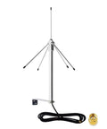 433MHz 3dBi Omni Antenna With 9.8 Ft RG58 Coax Cable 50 Ohm GSM Antenna SMA Male Plug Mount Bracket shown upright