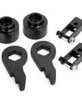 Components of Beefed Up Lift Kit For Tahoe Yukon Suburban Avalanche 1500 2002 2006 1 To 3 Inch Front Torsion Bar Key And 2 Inch Rear Spacers