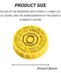 Brake Fluid Cap Replacement For Master Cylinder And Beefy Seal Reservoir Cover Fits Chrysler Sebring Dodge Ram OEM 4683656AB