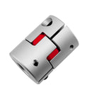 Aluminum Alloy Plum Flexible Shaft Coupling For CNC Machines And Servo Motors 9mm To 12mm Motor Connector Diameter Thirty Millimeters Length Forty Millimeters Zero Backlash Oil Resistant Vibration Dampening And Secure Clamping