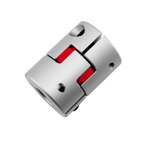 Aluminum Alloy Plum Flexible Shaft Coupling For CNC Machines And Servo Motors 9mm To 12mm Motor Connector Diameter Thirty Millimeters Length Forty Millimeters Zero Backlash Oil Resistant Vibration Dampening And Secure Clamping