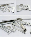 Silent Hydraulic Translation Door Hinge With Space Saving Flip Up Design For Upper Cabinets parts and components.