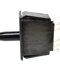 Rock Solid DPDT Snap Action Microswitch featuring precise pin plunger actuator and quick connect solder terminals.