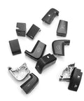 12-piece Mercedes-Benz Steering Wheel Button Cover Replacement for C Class W205 and GLC X253 black easy install caps.