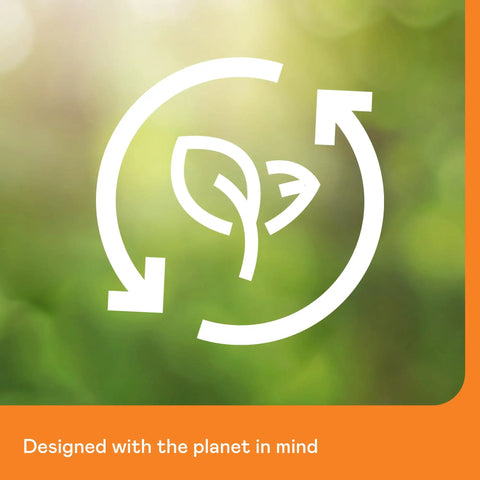 Eco-friendly symbol indicating the sustainable design of the 2TB Portable External Hard Drive With USB C And USB A For Windows Mac Chromebook