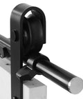 Heavy Duty Barn Door Hardware Kit 6.6 Foot Track System With 330 Pound Capacity Ultra Quiet Soft Close Sliding Hardware