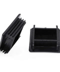 Soft PVC end caps for 1 5/8 inch strut channel protect channel ends from dust and corrosion, provide quick tool-free installation, durable