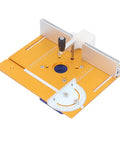 Hella Smooth Reverse Router Lift Base With Beast Mode Benchtop Clamps And No Sweat 0 To 54mm Precision Adjustments detailed view.