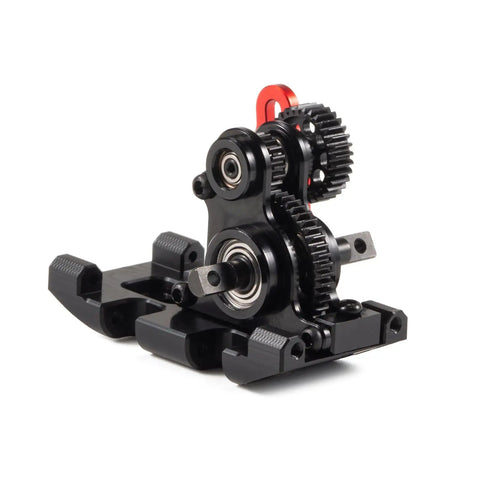 Pro Grade NOD-24 Transmission For SCX24 AX24 Builds With Low CG Motor Mount, 2.68 To 1 Ratio, 1/24 RC Crawler Gearbox, Delrin Skid Plate