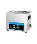 Heavy Duty Ultrasonic Cleaner Packs Bad-Ass Power Sweeps Circuit Boards And Fuel Injectors Clean, detailed 10L desktop unit.