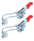 Beefy Two Pack Heavy Duty Toggle Latch Clamp 40323 M5 x 48mm Quick Release Pull Latches 400 Lbs Holding Capacity Galvanized Iron