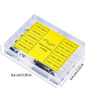 Pro Grade Rubber O Rings And Seal Washers Set For Watch Repair 500 Piece Waterproof Gasket Kit in clear box with label