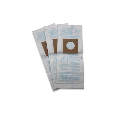 Upright Vacuum Bags Type Y Allergen Filtration Pack Of 3 Multicolor Refill For Your Upright Vacs That Capture Dust Mites And Eggs