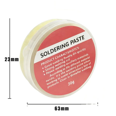 3 Pack 30G Soldering Flux Paste Rosin Flux No Clean Lead Free For PCB Motherboard Electronics Mobile Phone Home Appliance Welding Pro